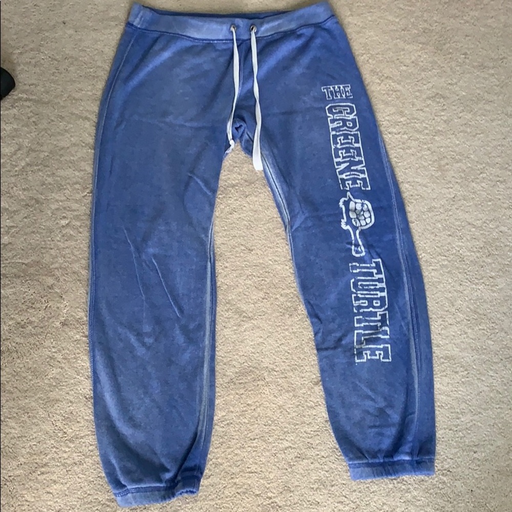 blue joggers